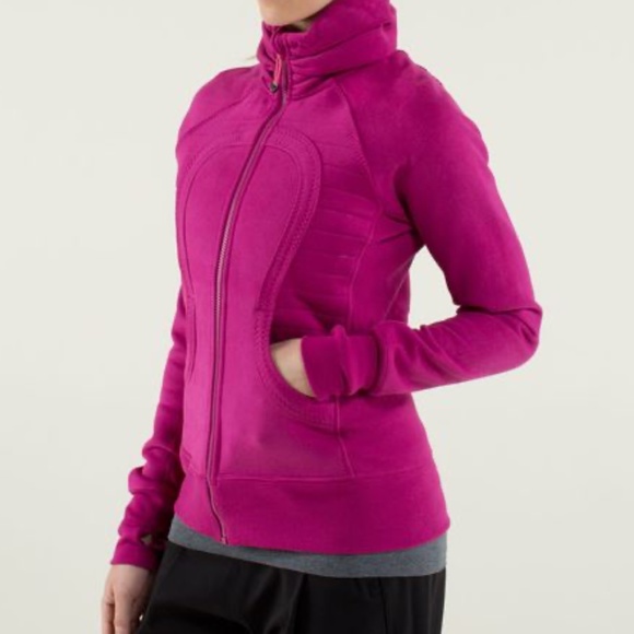 Lululemon Calm & Cozy Jacket Raspberry/Guava - Picture 2 of 2